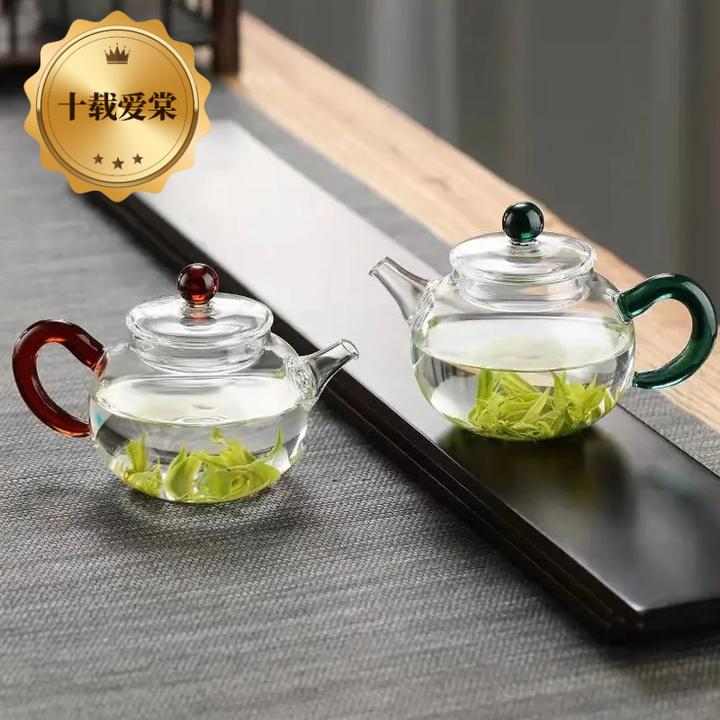 耐高温玻璃小容量泡茶壶煮茶壶迷你带过滤花茶壶加厚耐热功夫茶具