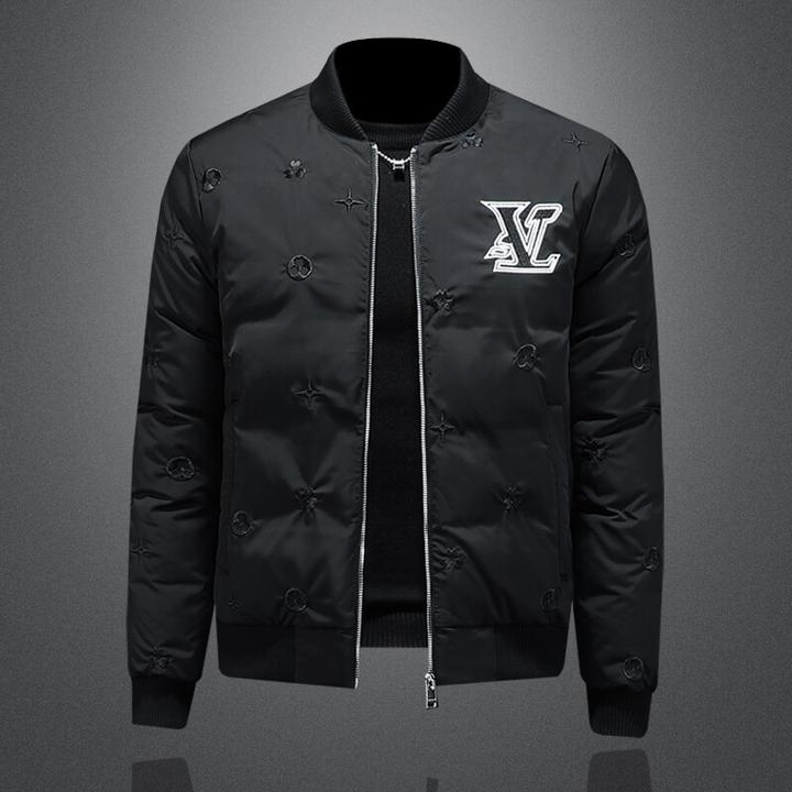 KANMALENLY/肯梅灵列90白鸭绒刺绣羽绒服男加厚外套潮牌欧洲站冬