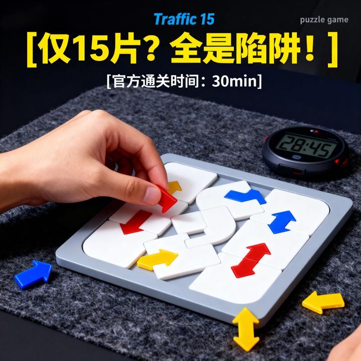 浅香游Traffic15高难度烧脑拼图解压玩具极客送男友生日礼物