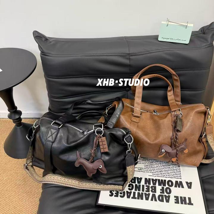 慵懒风通勤大容量托特包2025新款秋冬时尚ins旅行包手提腋下包女