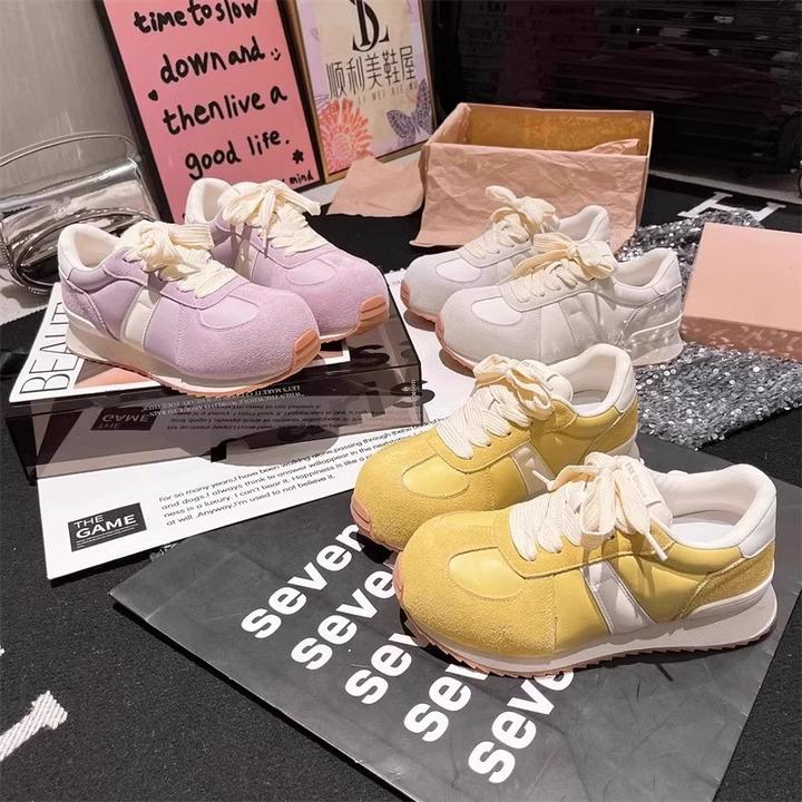 小众复古德训鞋女2025美拉德新款百搭休闲运动鞋