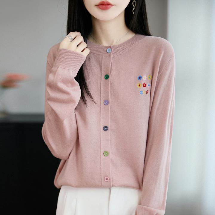 胖mm春秋大码女士针织开衫2025早秋新款毛衣外套内搭可外穿打底衫