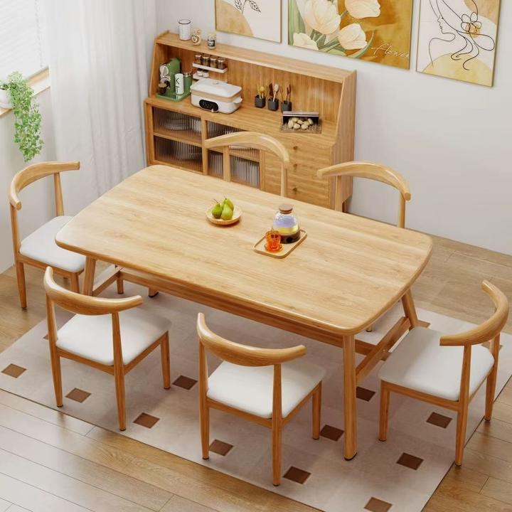 餐桌椅小户型组合简约家用吃饭长方形桌家用商用餐厅桌出租屋批发