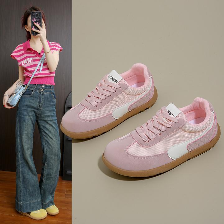 2025春季新款韩版透气阿甘鞋女ins学生休闲鞋德训跑步女鞋287-17