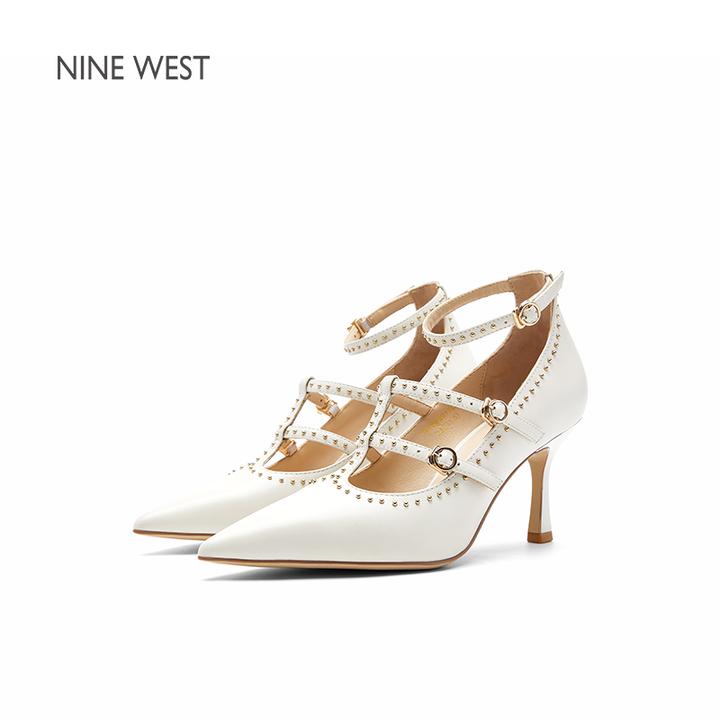 Nine West/玖熙2025新款夏季舒适透气气质浅口高跟鞋