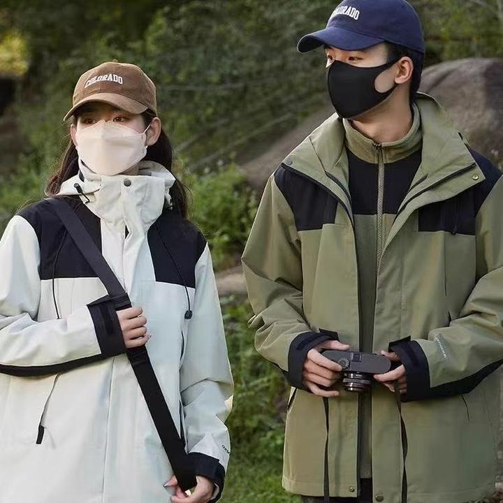 （远哥专属）男女款三合一可拆卸户外冲锋衣防风防水透气登山夹克