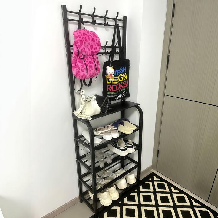 鞋架一体多层高档入户鞋柜大容量门口专用2025新款家用落地置物架