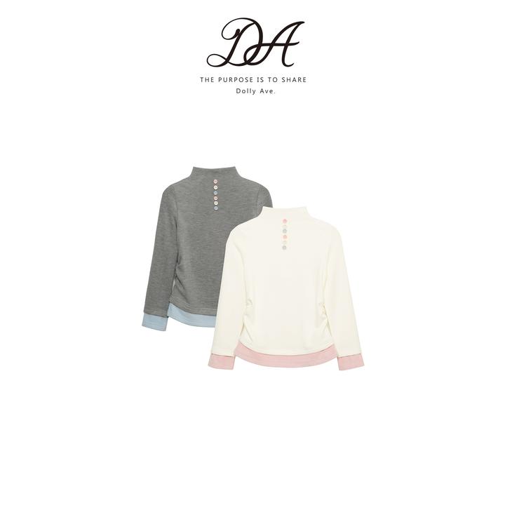 Dolly Ave「黑标系列」依翡丝收腰假两件保暖舒适女童上衣