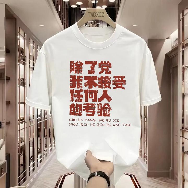 2025新款爆款夏季纯棉半袖休闲高档男士短袖t恤体恤潮牌百搭上衣T