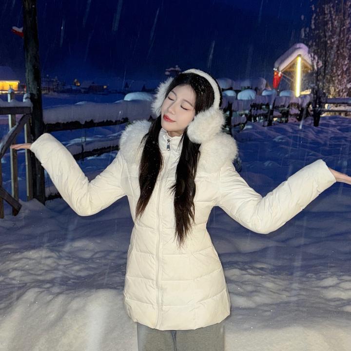 *尹千金*【腰精美学】lu系自带s身材效果超显腰身收腰羽绒服M240780