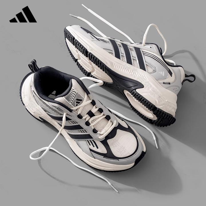 「双11好物」阿迪达斯休闲鞋男女鞋双11运动鞋灰色老爹鞋JQ0255