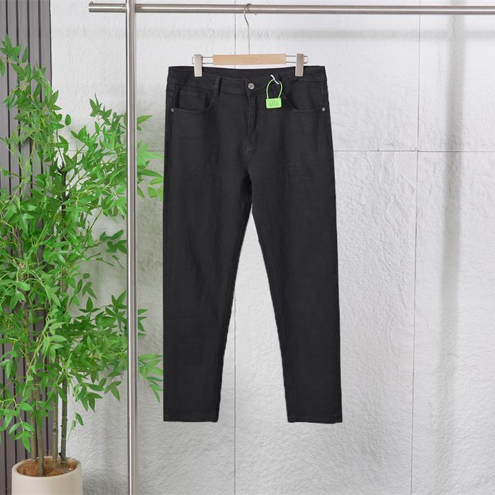 秋季男士时尚百搭休闲牛仔裤弹力宽松舒适亲肤棉感长裤子ZJ181