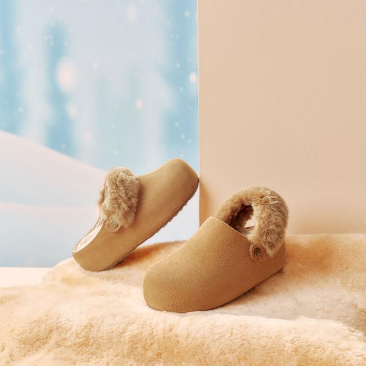 【小铃铛】TATA/他她2025冬勃肯鞋女鞋外穿时尚休闲拖鞋YXC01DH5