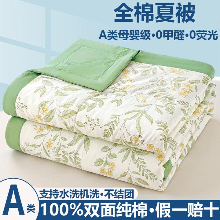 2025新款小清新纯棉夏被夏凉被全棉空调被夏季薄被子被芯可机洗