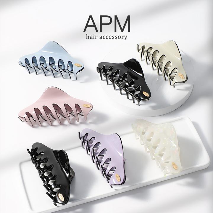 APM多巴胺云朵抓夹女鲨鱼夹发卡马尾发夹高级轻奢简约百搭发饰