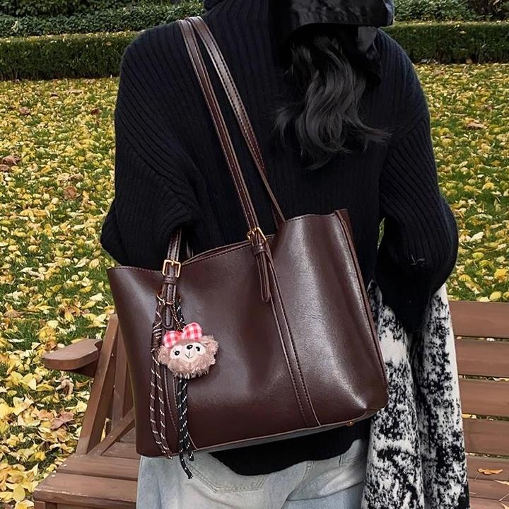 大容量包包女秋冬休闲2024新款简约百搭单肩购物袋上班通勤托特包