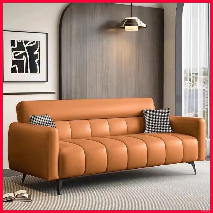 钢琴键猫爪皮沙发小户型客厅出租房简约现代科技布折叠沙发床两用