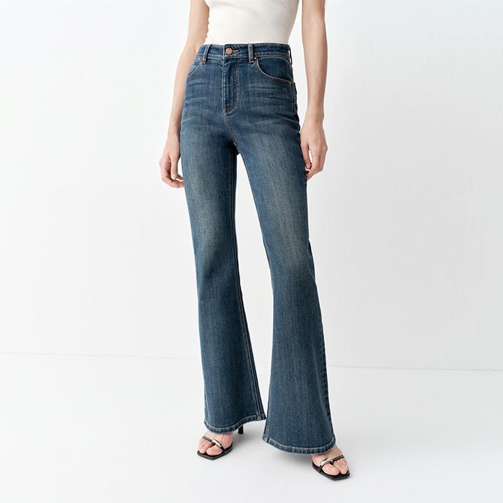 【裤子】【商场同款新品】艾诺丝雅诗 修身微喇牛仔裤 AR323022