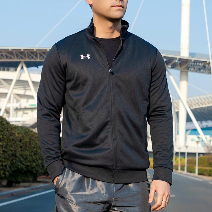Under Armour/安德玛男夏季保暖上衣立领透气速干跑步夹克外套