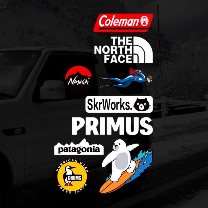 新款个性越野车贴纸jeep户外运动自驾游创意汽车后窗车门装饰贴画