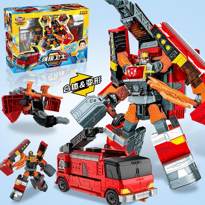 咖宝车神之燃兽风暴强援卫士儿童变形玩具男孩机器人机甲金刚卡宝