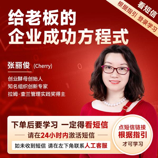 创业酵母：给老板的企业成功方程式（线上录播课）
