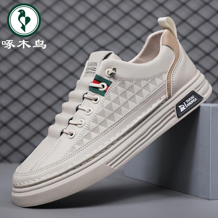欧伦啄木鸟EUROTUCANO男鞋冬季潮流百搭休闲皮鞋男士透气运动板鞋