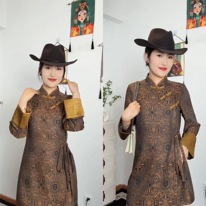 25新款藏式新中式外套 富贵大气款