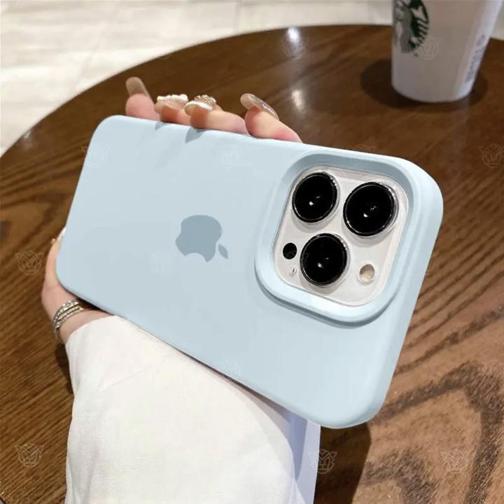 奶黄色苹果液态16promax手机壳适用iPhone15pro保护套14/13硅胶12
