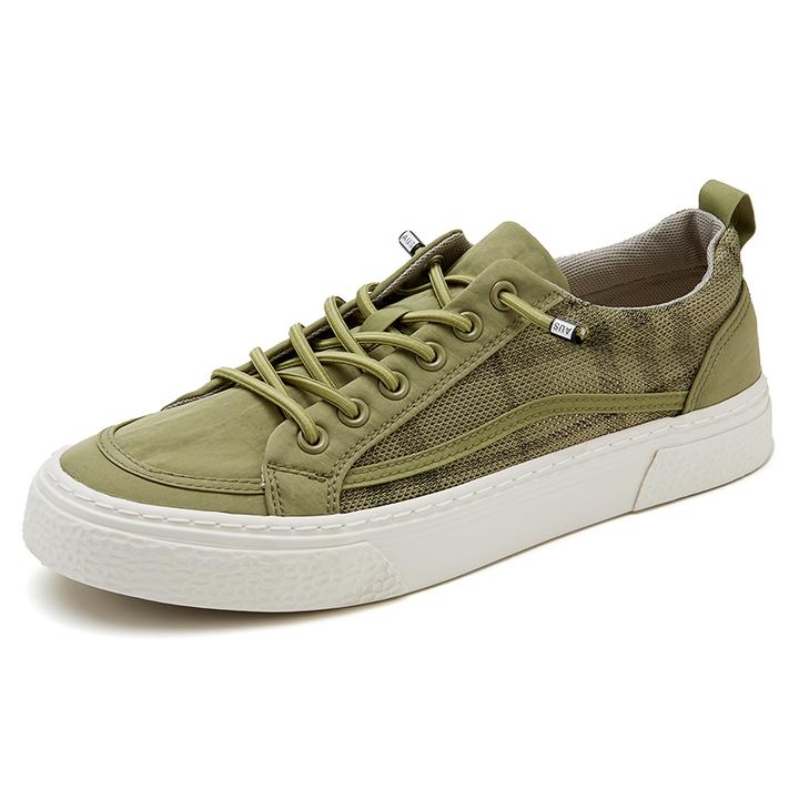 25602系带休闲男鞋低帮百搭板鞋男士透气网布鞋薄款夏季新款潮鞋