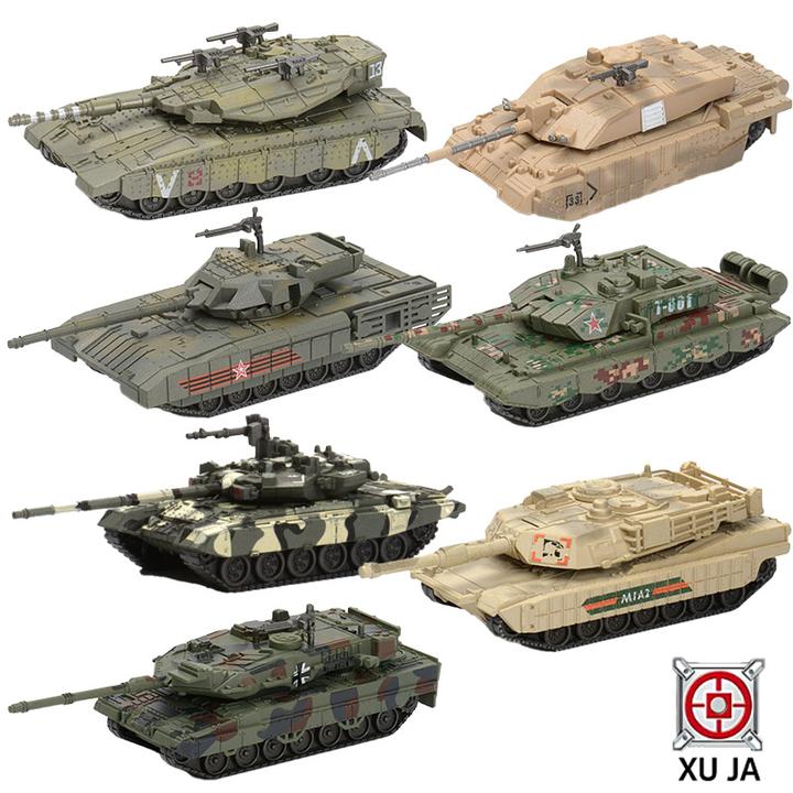 旭嘉军事中国99a坦克豹式梅卡瓦挑战者拼装积木模型摆件收藏玩具