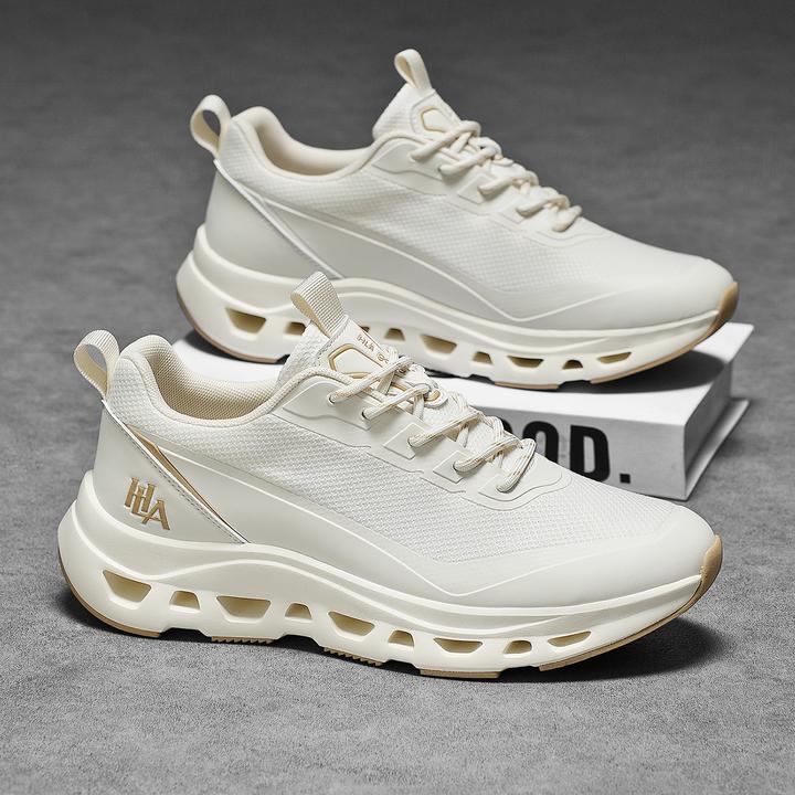 HLA/海澜之家正品男鞋夏季透气镂空休闲运动鞋男士爆款飞织网面鞋