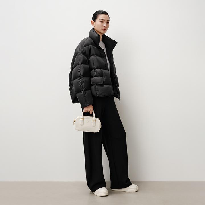 【羽绒服】【商场同款新品】艾诺丝雅诗 宽松百搭时髦羽绒服 AR004141