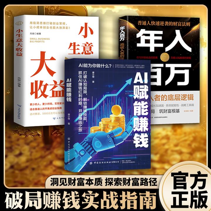 AI赚钱攻略人工智能时代财富变现指南案例年入百万提效创收躺赚书