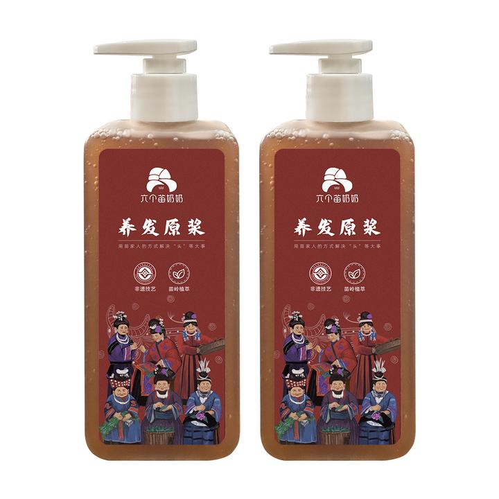 【拍一发二】六个苗奶奶非遗技艺植物养发原浆 去屑 防断发 控油