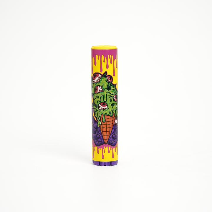 英伽潮玩【圆柱联名款】侧按压防风打火机金属工艺高温蓝焰直冲充气