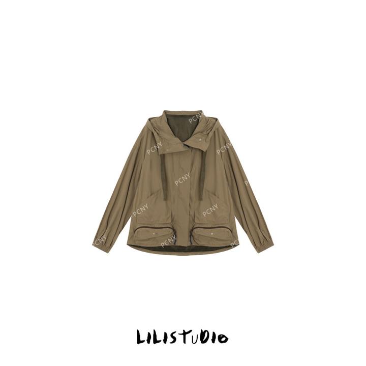 PCNY「风栖旷野」不理理秋季新款小众女装时尚休闲冲锋外套