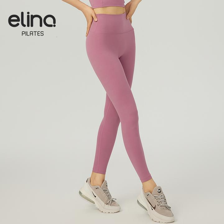 一恋普拉提 裸感高腰无尴尬线瑜伽健身九分裤