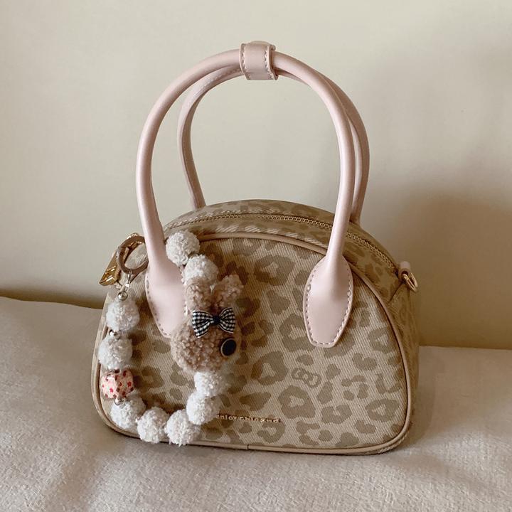 南风Chio2nd 手提豹纹贝壳包2025超火的单肩斜挎小包包女