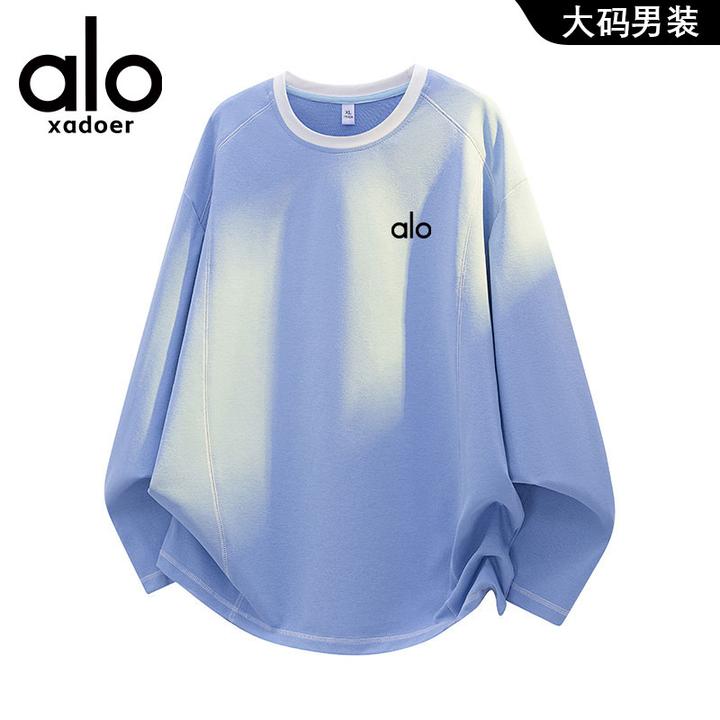 【奥特莱斯】秋季印花大码上衣美式拼接T恤秋季情侣长袖T恤宽松卫衣