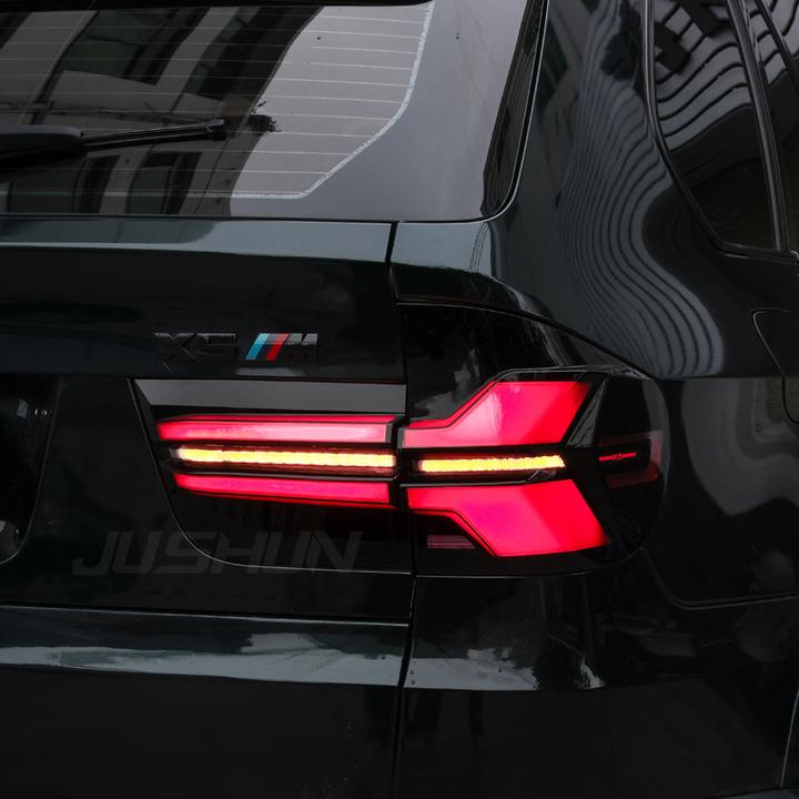 1对 2007-2013款宝马X5尾灯总成E70改装新款LED后灯行车灯