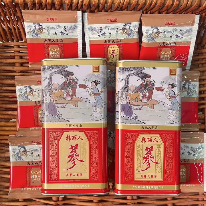（吴哥同款）官方庄韩丽人人参茶盒装泡水煮茶