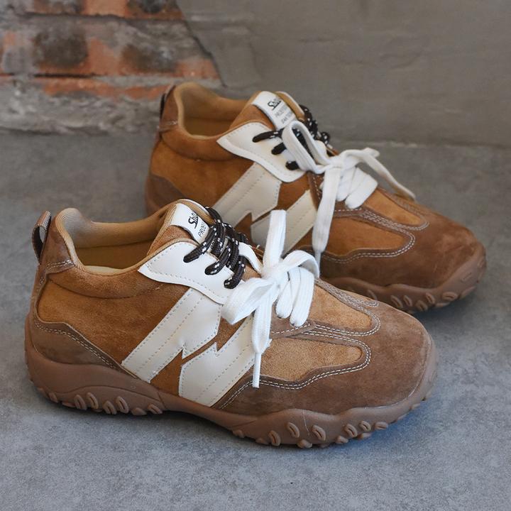 shougu/首谷小个子内增高德训鞋女2025冬季新款休闲百搭运动鞋女