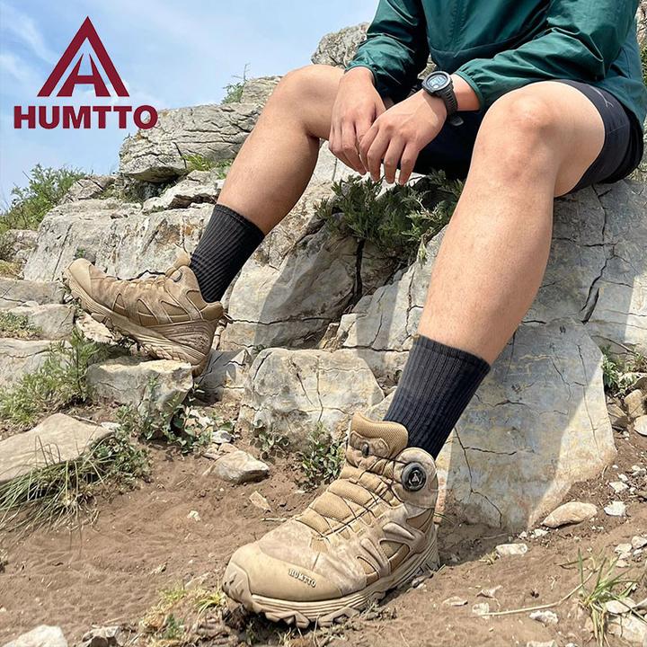 悍途官方户外登山鞋男秋冬防水防滑越野鞋旋转扣沙漠专业徒步鞋女