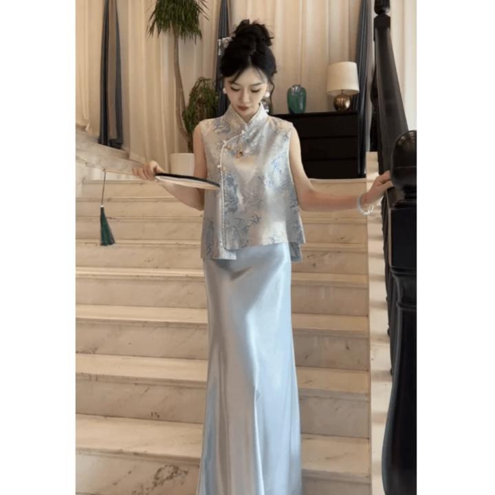 中式国风气质时尚百搭小众设计休闲宽松复古夏季透气显瘦流苏马甲