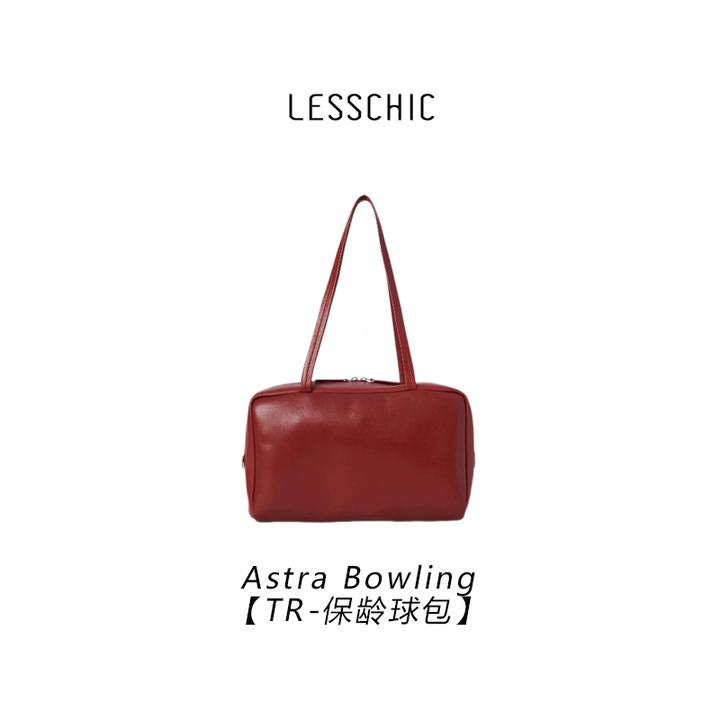 LESSCHIC【TR-Astra 保龄球】进口原厂植鞣羊皮保龄球单肩包