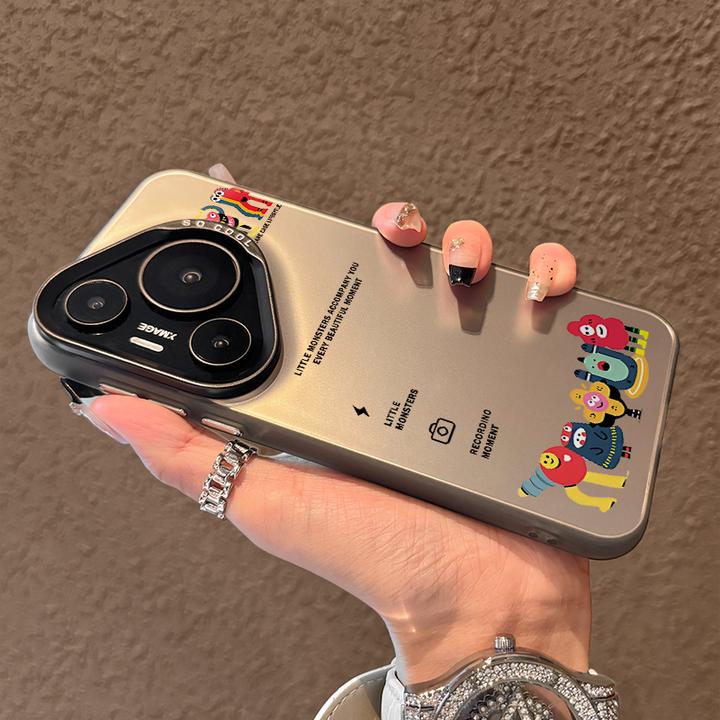 透明小怪兽适用华为pura80手机壳新款mate70air硅胶全包p70p防摔