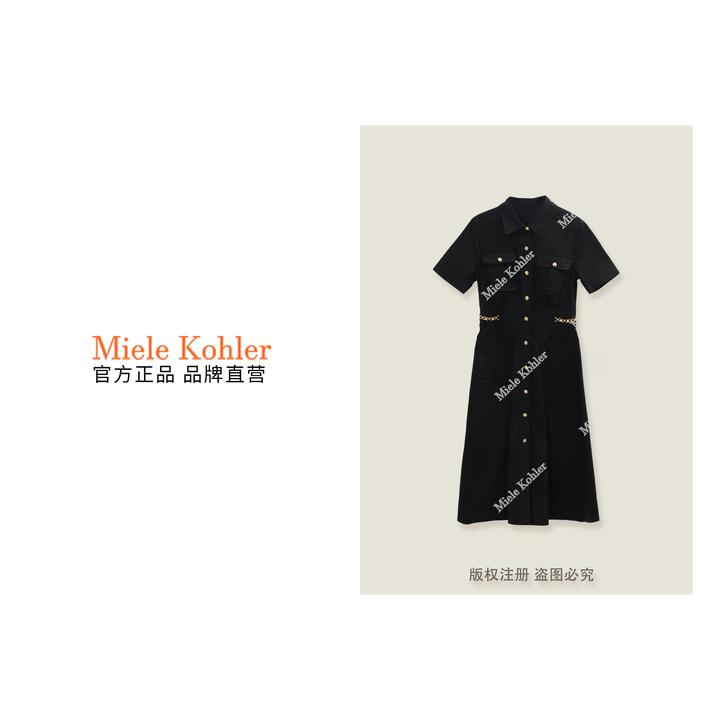 2024夏季新款时尚显瘦气质收腰连衣裙MKOMB52484【澳门小源同款】