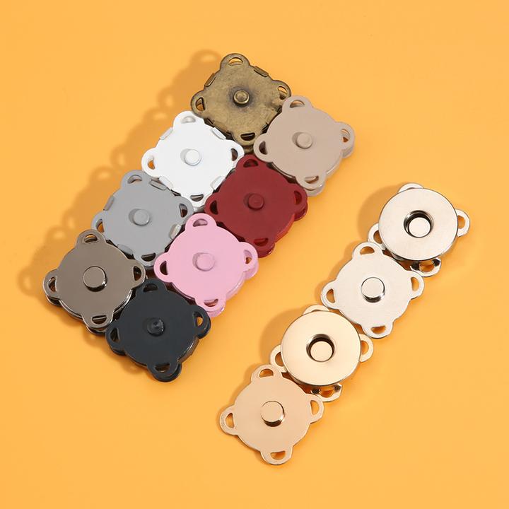 磁吸扣手缝磁铁纽扣箱包强力隐形固定按扣强磁扣配件包包封口暗扣