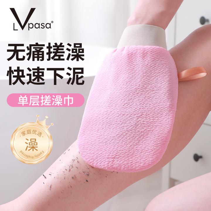 家用搓澡巾女家用细砂搓澡布洗澡巾强力搓泥薄款单层沐浴搓澡巾